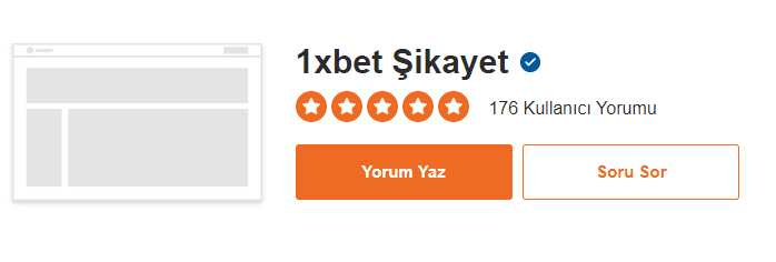 1xbet şikayet